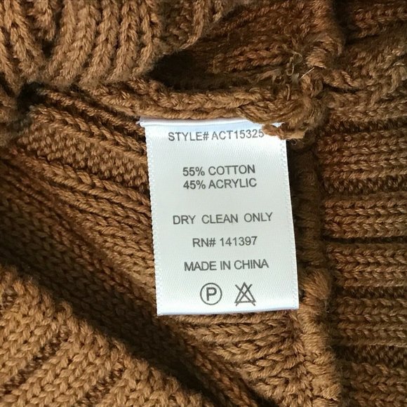 Astr the Label Evie V Neck Sweater Camel Color L - Picture 7 of 7